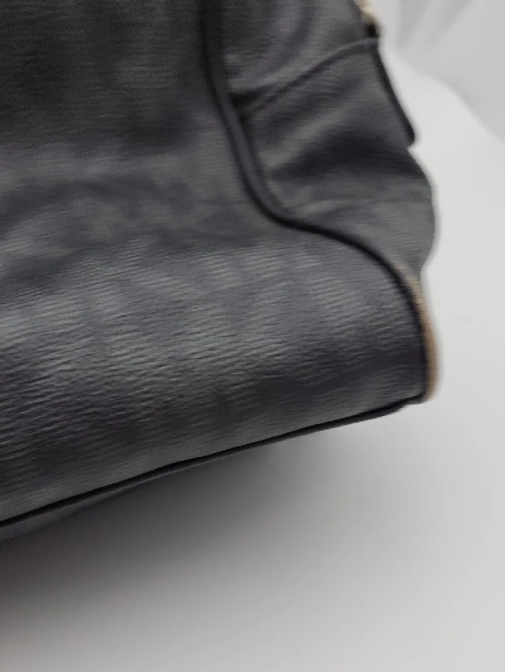 Michael Kors Black Pebbled Leather Satchel with Silver MK Charm